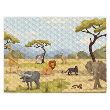 Brisby Zware Kwaliteit Speelkleed, Speelmat Safari Dieren, Ophalen of Verzenden, Nieuw