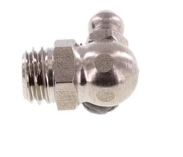 90° Haakse Smeernippel RVS M10x1.5 DIN 71412, Verzenden, Nieuw