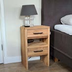 Bedkastje - nachtkastje 42x32x70cm - Naturel, Minder dan 50 cm, Overige typen, Nieuw, Ophalen of Verzenden