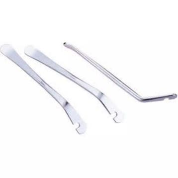 IceToolz Stalen bandenlichters - set van 3 - 12,5 cm - zi..., Ophalen of Verzenden, Nieuw, Band