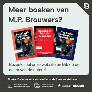 The Basics of financial management - M.P. Brouwers, Verzenden, Zo goed als nieuw, M.P. Brouwers