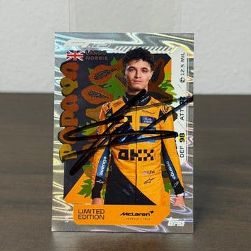 Mclaren - Topps LE 24 Limited Edition Signed - Lando Norris, Nieuw