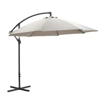 Garden Impressions Athene zweefparasol Ø300 cm - zand, Verzenden, Nieuw