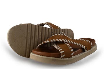 Sub55 Slippers in maat 42 Cognac, Slippers, Overige kleuren, Verzenden, Sub55