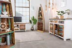 Uniek dressoir JAKARTA 160cm mangowit kleurrijk gerecycled, Ophalen of Verzenden, Nieuw