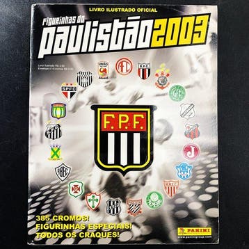 Panini Complete Sticker Album Figurinhas do Paulistão 2003, Nieuw