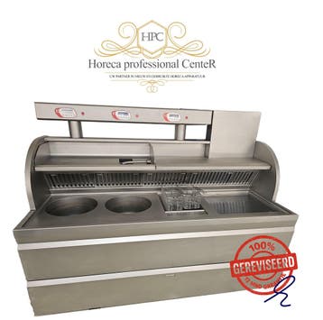 Perfecta bakwand friteuse 2x XXL R, 2 mands en bakplaat, Ophalen of Verzenden, Gebruikt
