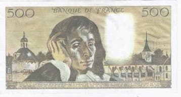 France Frankreich Pick 156 500 Francs Pascal 07/06/1979 M..., Verzenden