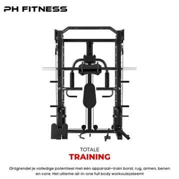 Fitness Krachtstation | Premium Power Rack 1310 | Homegym, Benen, Nieuw, Metaal, Krachtstation