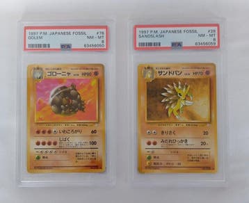 Pokémon - 2 Graded card - PSA 8, Hobby en Vrije tijd, Verzamelkaartspellen | Pokémon, Nieuw