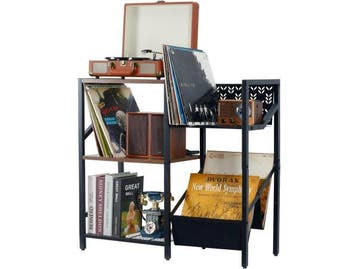 Veiling - vinyl platenstandaard - 3-laags - 31,9D x 75,5B x, Gebruikt