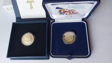 Italië. 2 Euro 2022/2026 Erasmus + San Francesco
