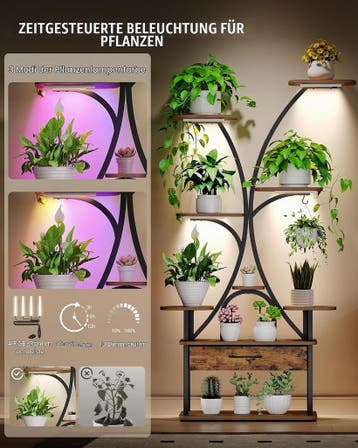 Plantenstandaard - Plantenrek - Plantentafel - 164 cm - Brui, Tuin en Terras, Verzenden, Zo goed als nieuw