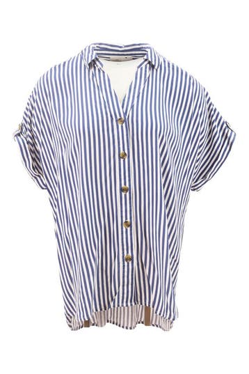 Only Carmacoma Blouse in maat 44 Blauw, Only Carmacoma, Verzenden, Zo goed als nieuw, Blauw