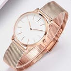 Tyme Ibiza Dames Horloge - 36mm Wit/Zilver - Goed Leesbaar, Ophalen of Verzenden, Zo goed als nieuw