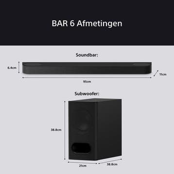 Sony Bravia Theatre Bar 6 - Soundbar - Dolby Atmos, Verzenden, Nieuw