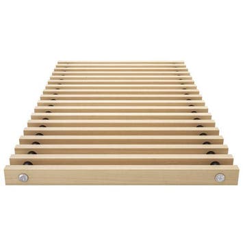 Beuken gelakt rolrooster  - 1600x340  Betherma, Verzenden, Nieuw