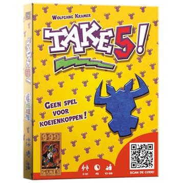 999 Games kaartspel Take 5! - Gezel van €12,99 voor €6,50, Ophalen of Verzenden, Nieuw
