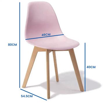 KITO stoelen set 6 | Roze | A-kwaliteit | Beste Prijs, Kunststof, Overige kleuren, Nieuw, Ophalen of Verzenden