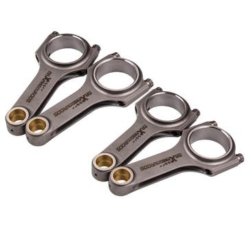 4x H-Beam staal drijfstangen + ARP bolts voor Acura Honda..., Verzenden, Nieuw, Honda
