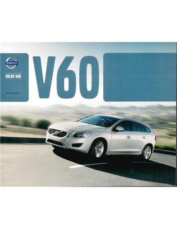 2013 VOLVO V60 BROCHURE NEDERLANDS, Nieuw, Volvo, Author