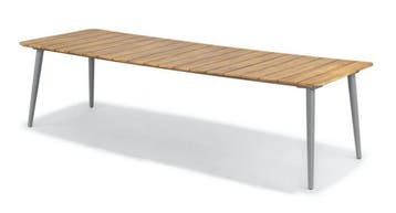 Dining Tuintafel  Reims  200x100 cm  Acaciahout  Grijs  The, Verzenden, Nieuw