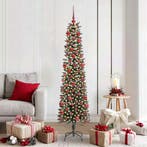 vidaXL Kunstkerstboom met 300 LED Groen 180 cm PVC en, Diversen, Kerst, Verzenden, Nieuw
