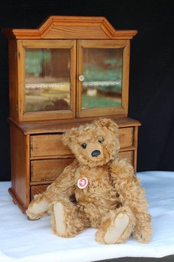 Steiff: Teddybeer Beer 28 PB 1904 replica, 2004 - Teddybeer