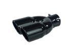 Rond 3 inch dubbel rvs sierstuk black, Ophalen of Verzenden, Nieuw