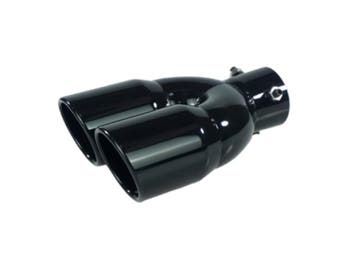 Rond 3 inch dubbel rvs sierstuk black, Ophalen of Verzenden, Nieuw