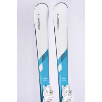 140 146 dames skis ELAN WHITE MAGIC LS, grip walk, paraboli, Verzenden, Gebruikt