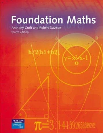 Foundation Maths - Anthony Croft 9780131979215, Verzenden, Gelezen, Anthony Croft