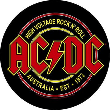 AC/DC - High Voltage - Backpatch officiële merchandise, Ophalen of Verzenden, Nieuw, Kleding