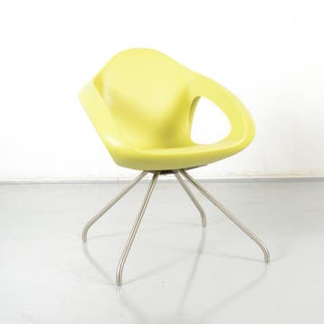 Lonc Easer design stoel, groen, 4-poot onderstel, Ophalen of Verzenden, Nieuw