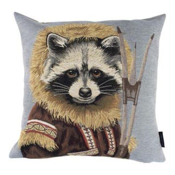 gobelin kussen jas wasbeer 45x45cm, Huis en Inrichting, Verzenden, Nieuw