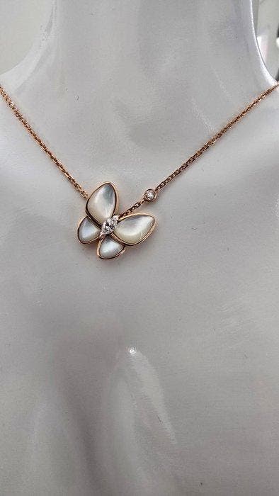 Van Cleef & Arpels - Halsketting - Two Butterfly - 18 karaat, Sieraden, Tassen en Uiterlijk, Kettingen