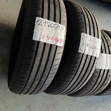 2 x Vredestein Ultrac 215-65-17 Zomerbanden 4,5mm, 17 inch, Ophalen of Verzenden, Band(en), Personenwagen