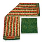 Afrikaanse stof - Two-Tone print Polycotton - 6 yard Combina, Hobby en Vrije tijd, Stoffen en Lappen, Ophalen of Verzenden, Nieuw