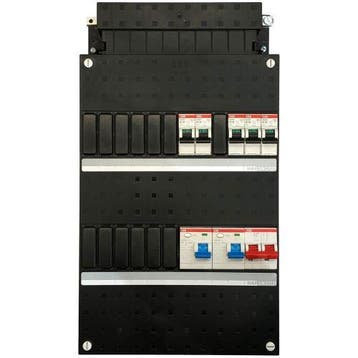ABB groepenkast 5 groepen, 2 aardlekschakelaars, 1, Ophalen of Verzenden, Nieuw