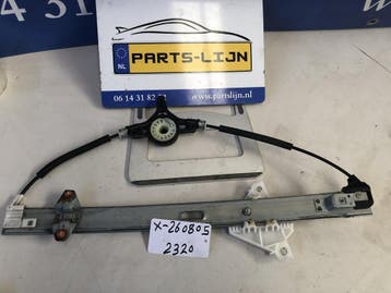 Gebruikte raammechanisme voordeur rechts zonder motor voor P, Auto-onderdelen, Ophalen of Verzenden, Nieuw