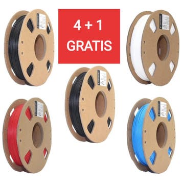 3D Printer Filament - Voordeelset - Zwart, Wit, Rood, Blauw, Verzenden, Nieuw