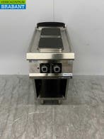 RVS Olis 2 pits Elektrisch fornuis kookplaat 40 cm 400V, Ophalen of Verzenden, Gebruikt