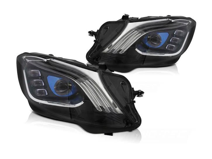 Full LED koplampen Black dynamisch geschikt voor Mercedes, Auto-onderdelen, Verlichting, Nieuw, Mercedes-Benz, Verzenden