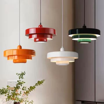 Design Hanglamp - Nordic Macaron Plafondlamp E27 - Deens, Verzenden, Nieuw, 75 cm of meer