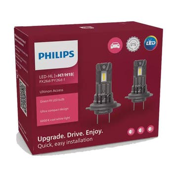 Philips Access H7/H18 LED Koplamp Set 16W 12V, Ophalen of Verzenden, Nieuw