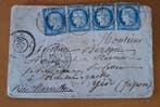 Japan 1876/1876 - Zeldzame brief uit Frankrijk voor Japan,, Gestempeld