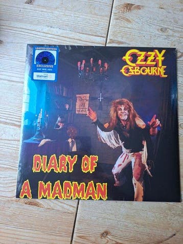 Ozzy Osbourne - Diary Of A Madman - Exclusive Blue Swirl, Cd's en Dvd's, Vinyl Singles, Nieuw in verpakking