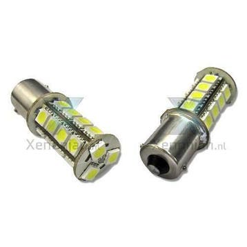 BA15S P21W 1156 23 SMD led wit canbus, Verzenden, Nieuw