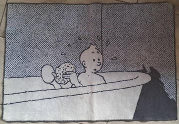 Hergé - Tintin - Vloerkleed - 70 cm - 50 cm, Nieuw