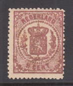 Nederland 1869 - Rijkswapen - NVPH 16, Postzegels en Munten, Postzegels | Nederland, Gestempeld